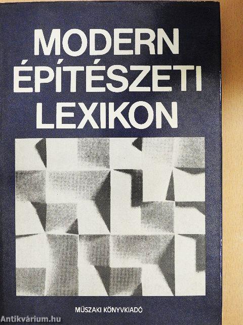 Modern építészeti lexikon
