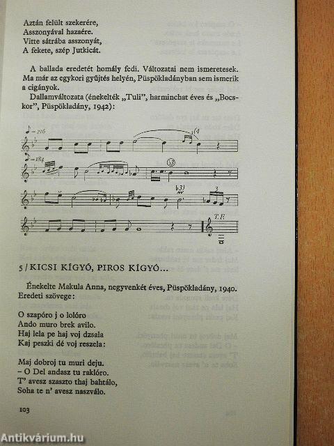 Cigány népballadák és keservesek