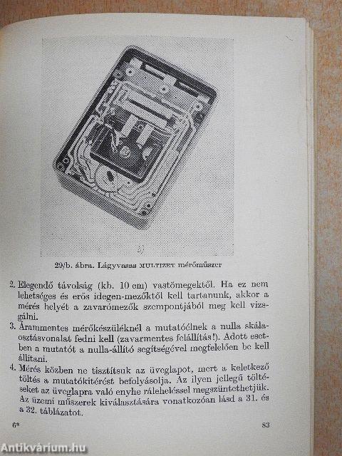 Villamos mérések zsebkönyve