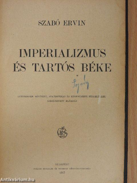 Imperializmus és tartós béke