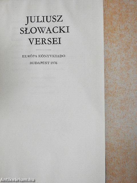 Juliusz Slowacki versei