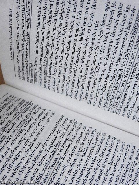 Kis magyar művelődéstörténet