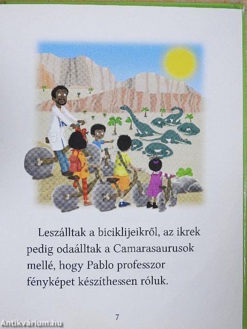 A lombházi ikrek kalandjai - Amikor az ikrek felmásztak egy Camarasaurus hátára