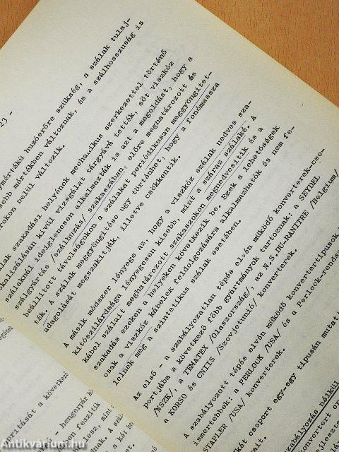 Fonástechnológia V/2.