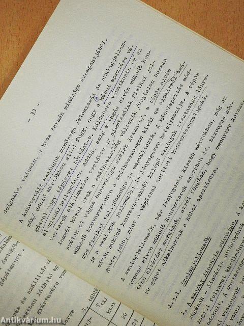 Fonástechnológia V/2.