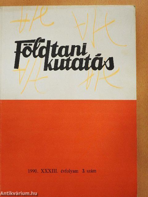 Földtani Kutatás 1990/3.