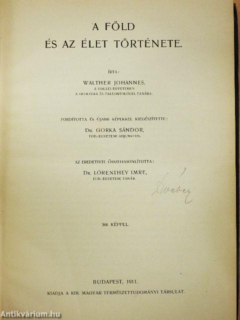 A Föld és az élet története