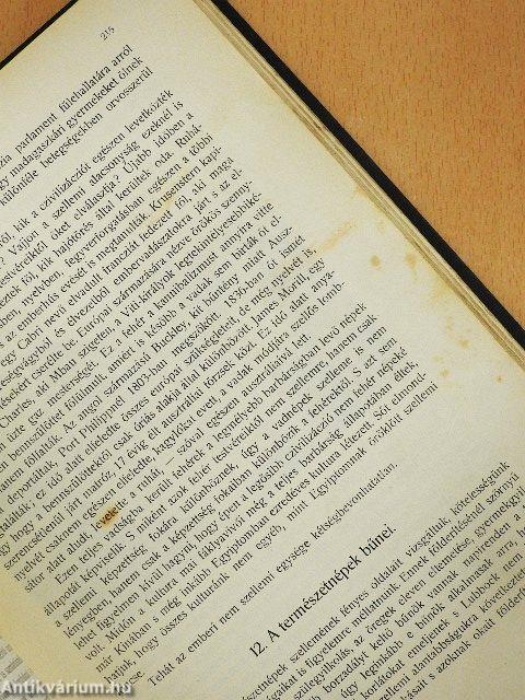 Az ember eredése, faji egysége és kora