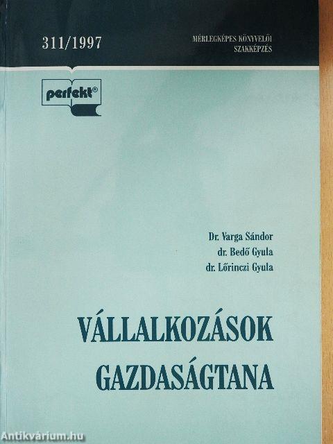 Vállalkozások gazdaságtana