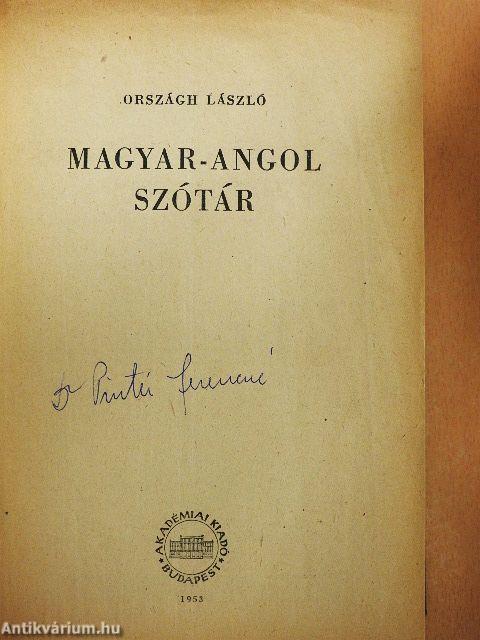 Magyar-angol szótár
