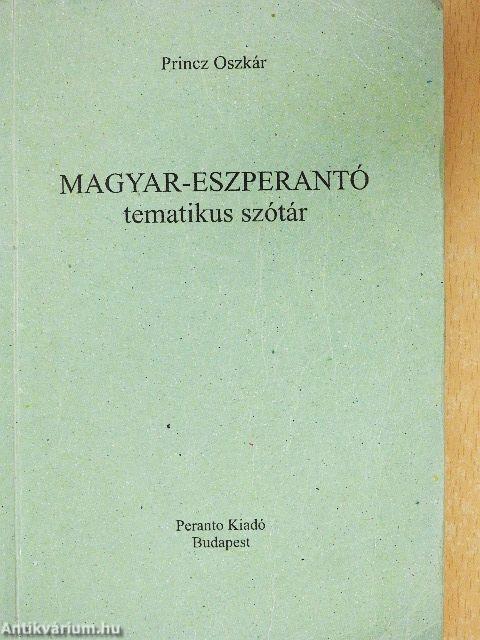 Magyar-eszperantó tematikus szótár
