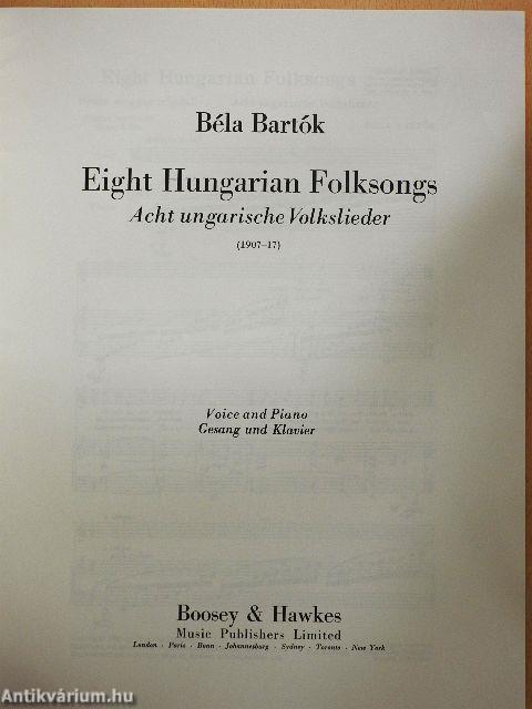 Eight Hungarian Folksongs