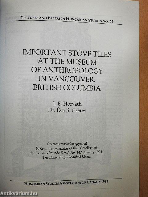 Important Stove Tiles at the Museum of Anthropology in Vancouver, British Columbia