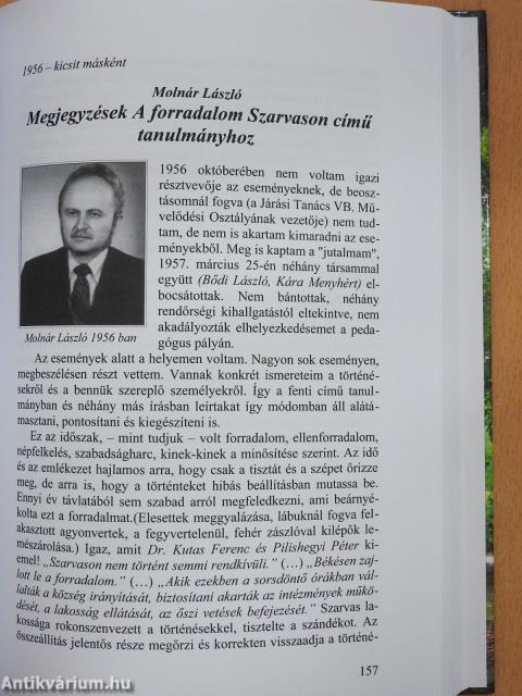 Forradalom és megtorlás Szarvason (dedikált példány)