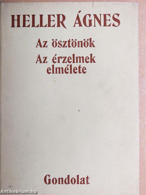 Az ösztönök/Az érzelmek elmélete