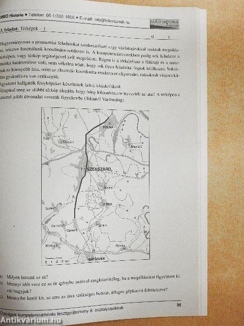 Országos kompetenciamérés tesztgyűjtemény 8. osztályosoknak