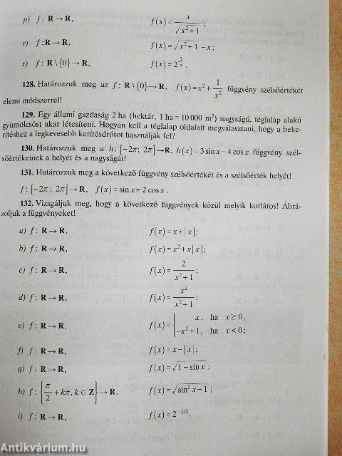Matematika feladatgyűjtemény 11-12.