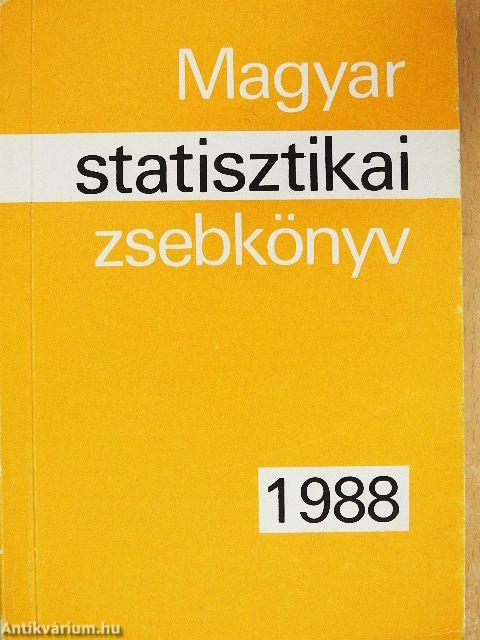 Magyar statisztikai zsebkönyv 1988