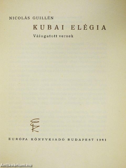 Kubai elégia