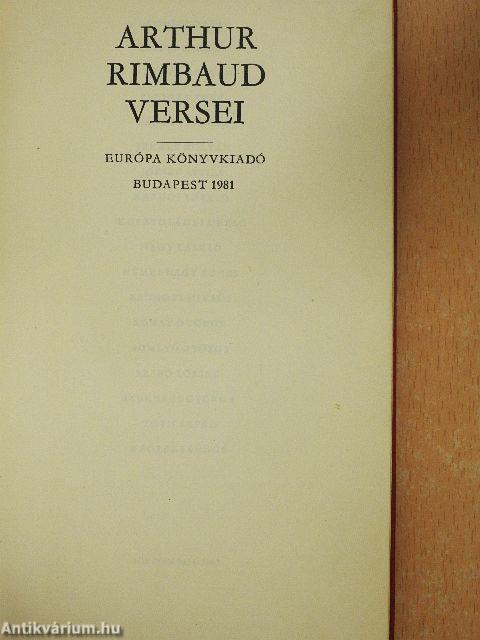 Arthur Rimbaud versei