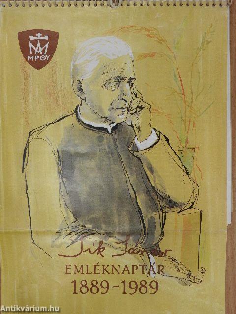 Sík Sándor emléknaptár 1889-1989