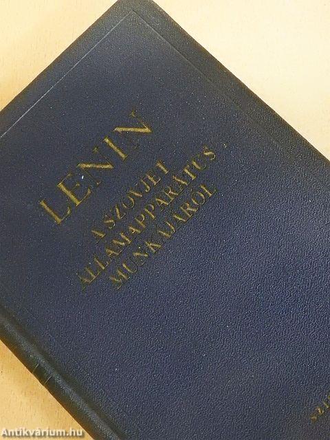 A szovjet államapparátus munkájáról