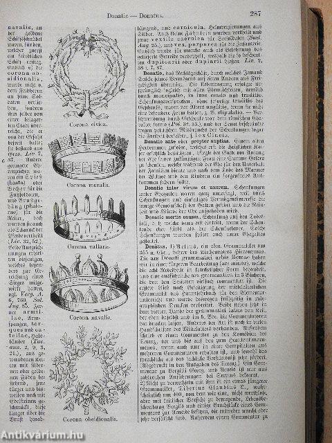 Friedrich Lübker's Reallexikon des Classischen Alterthums für Gymnasien (gótbetűs)