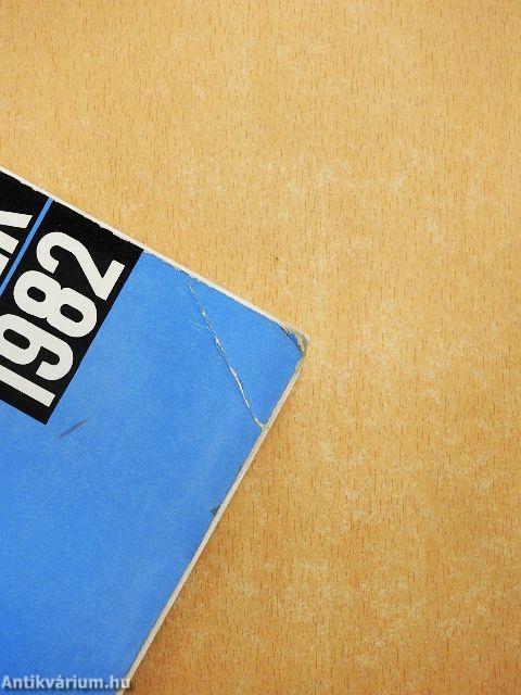 Gyártmányjegyzék 1982