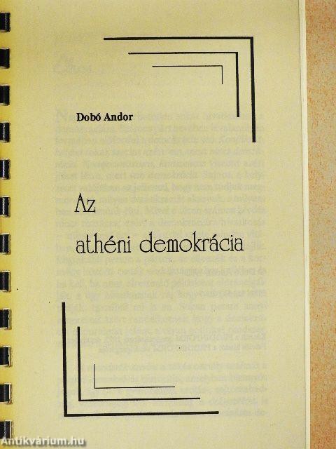 Az athéni demokrácia