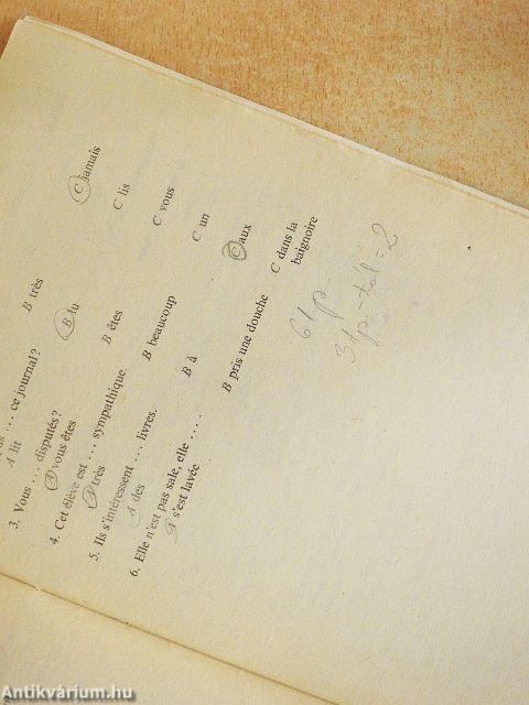 Francia nyelvi feladatlapok I.