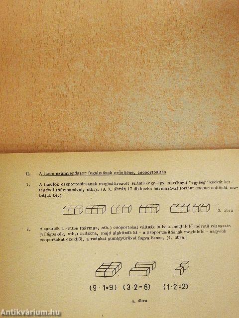 Színes rudak készlete