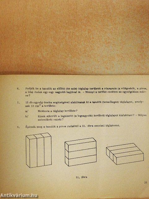 Színes rudak készlete