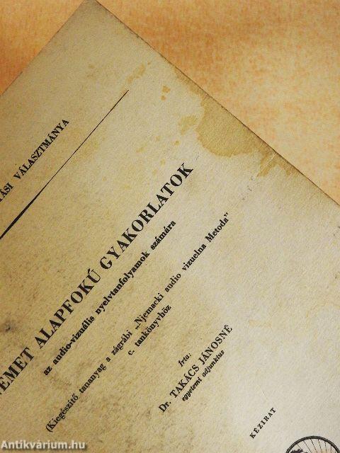 Német alapfokú gyakorlatok