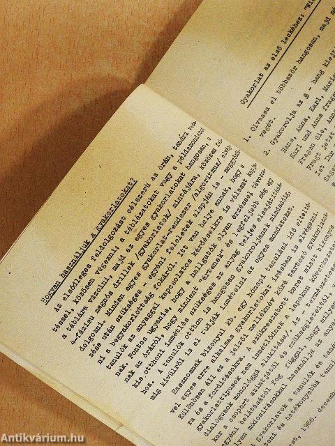 Német alapfokú gyakorlatok