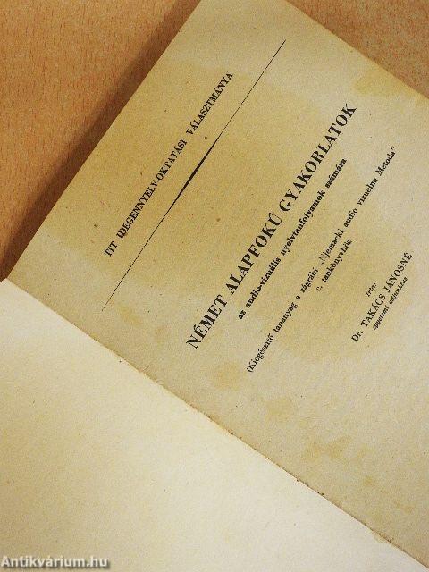 Német alapfokú gyakorlatok