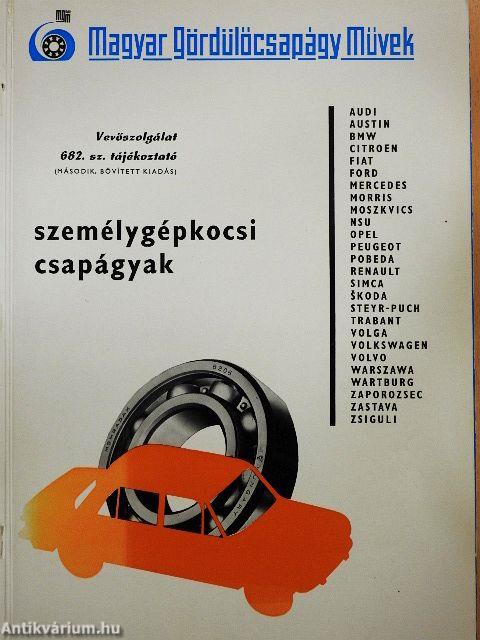 Személygépkocsi csapágyak