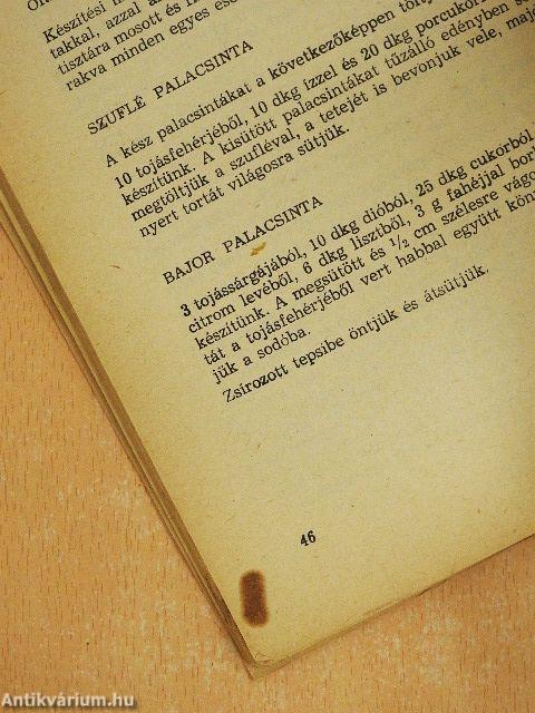 Turós néni süteményes könyve