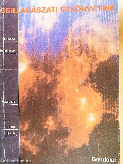 Csillagászati Évkönyv 1986.