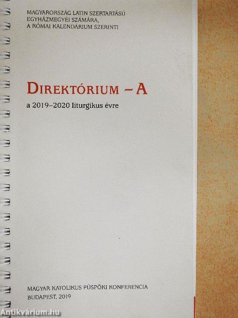 Direktórium-A a 2019-2020 liturgikus évre