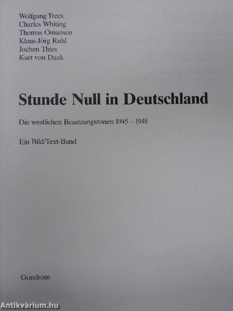 Stunde Null in Deutschland