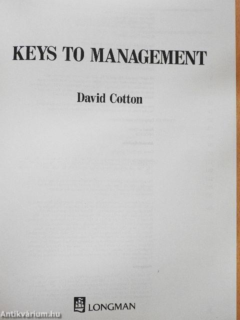 Keys to Management
