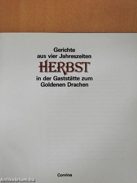 Gerichte aus vier Jahreszeiten - Herbst