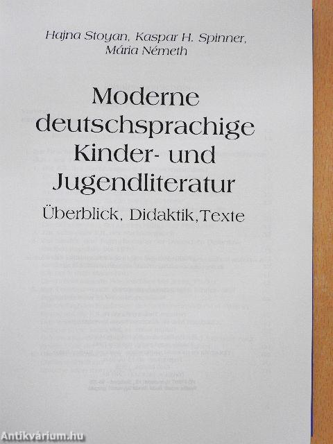 Moderne deutschsprachige Kinder- und Jugendliteratur