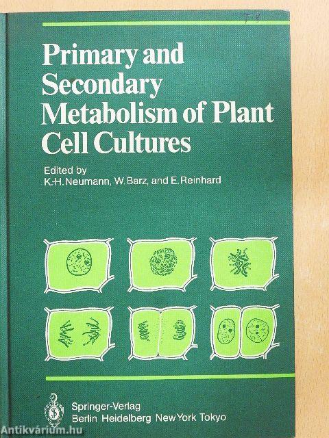 Primary and Secondary Metabolism of Plant Cell Cultures