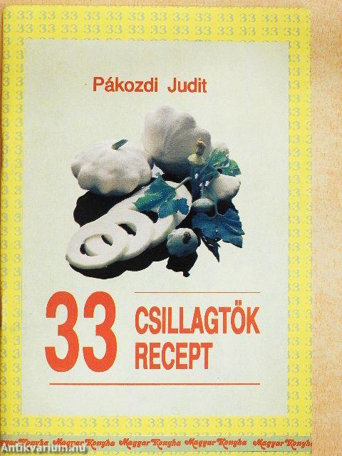 33 csillagtök recept