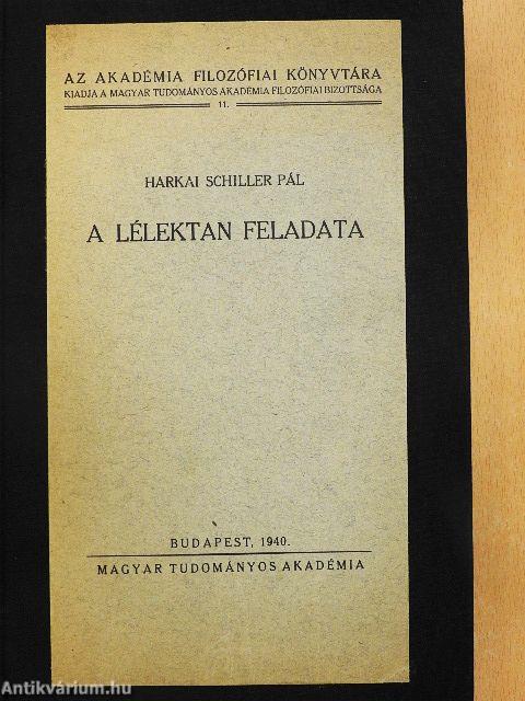 A lélektan feladata