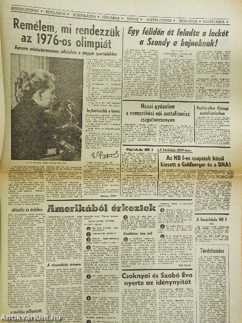 Népsport 1970. (nem teljes évfolyam)