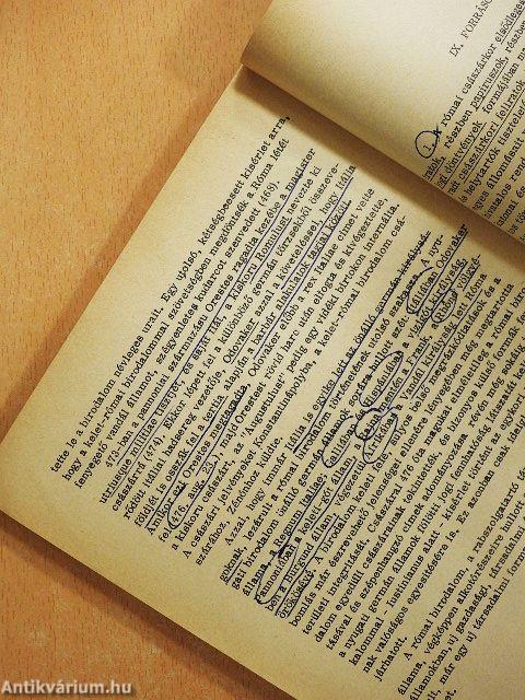 Az ókor története V.