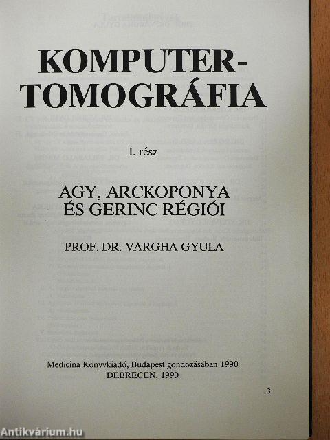 Komputertomográfia I.