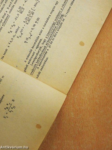 Tartók statikája I.